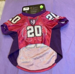 Nuevo Auténtico SNOOP DOGG Game Day Perro Camisa Jersey Talla M Mediano Rosa 20 Ropa - Imagen 1 de 10