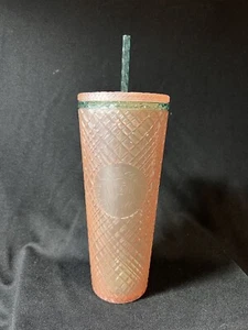 Nuovo Starbucks Tumbler Estate Gioiellato Perla Rosa Verde Venti 24 oz Coppa del Freddo Nuovo con etichette - Foto 1 di 7