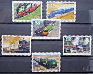 Australia 1993 Treni Ferrovia Locomotive serie timbrata USED set (C.MO) - Foto 1 di 1