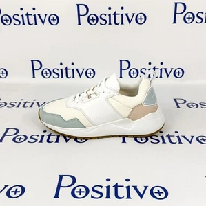 Buscemi Mujer Ventura Azul Claro Trío Cuero Tenis EE. UU. 6 UE 36 Nueva MUESTRA - Imagen 1 de 8