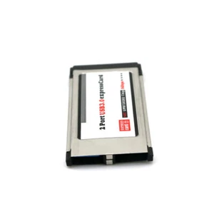 PCI Express auf USB 3.0 Dual 2-Port-Kartenadapter für 34MM ExpressCard - Afbeelding 1 van 6