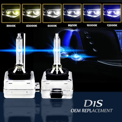 2x D1S D1C 35W Xenon Headlight Bulbs HID 85410 66042 66140 For BMW AUDI MERCEDES - Image 1 of 4