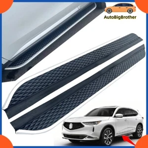 Fits For Acura MDX 2022-2024 Fixed Running Boards Side Steps Pedals Nerf Bar - Imagen 1 de 8