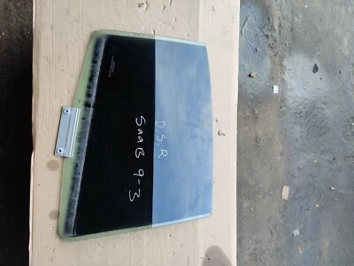 SAAB 93 9-3 AERO DRIVERS SIDE REAR WINDOW GLASS - image 1 of 3