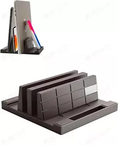 Vertical Laptop Stand Desktop Holder Adjustable Dock Size 4-in-1 Design Plastic - Picture 1 of 7