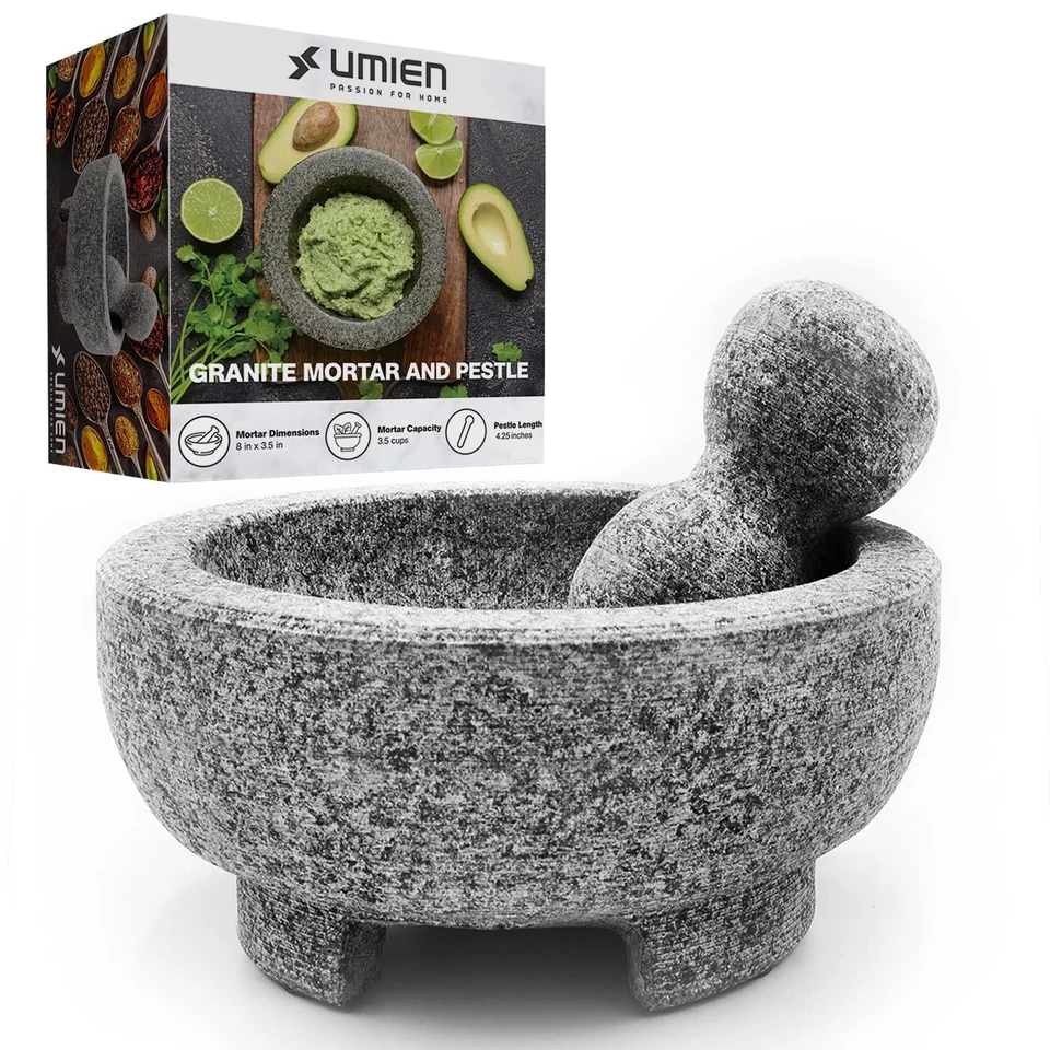 UMIEN Granite Mortar and Pestle Set - 8541981594