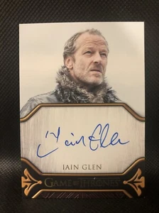 Juego de Tronos 2023 Artes e Imágenes Iain Glen As Ser Jorah Mormont Auto - Imagen 1 de 2