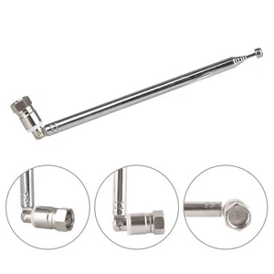 Do Bose Wave Radio FM F-Type 75Ohm Teleskopowa antena antena TV / adapter 3,5 mm - Zdjęcie 1 z 10
