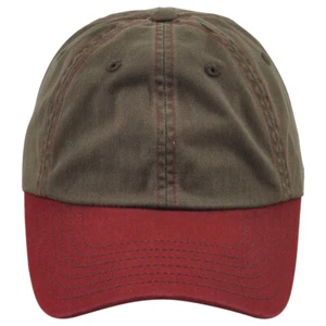 Gorra American Needle Relajada en Blanco Marrón Sólido Borgoña Ajustable Adultos - Imagen 1 de 4