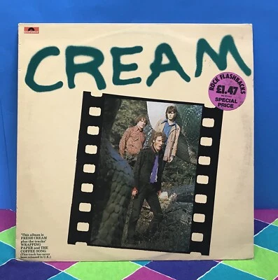 CREAM, FRESH CREAM, UK VINYL LP REISSUE, 1966/1974, 2384-067 STANDARD, F+/VG! Foto 1 de 4