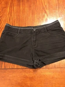 OCEAN PACIFIC Black Op Cuffed Casual Shorts Sz 11 (T1) - Picture 1 of 9