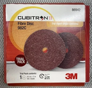 "Disco in fibra 3M(TM) Cubitron II 982C - confezione di prova - 4-1/2"" x 7/8""" - Foto 1 di 2