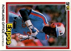 1981 Donruss Rowland Office #213 Montreal Expos Baseball Card