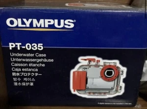 OLYMPUS PT-035Underwater Housing~Clear/Transparent~Scuba Dive Ready! VGUC! - Picture 1 of 6