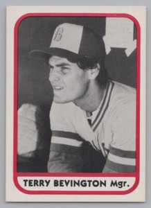 Terry Bevington 1981 TCMA Burlington Bees 