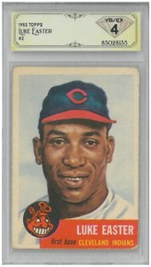 1953 Topps LUKE EASTER #2 💎 DSG 4 VG/EX