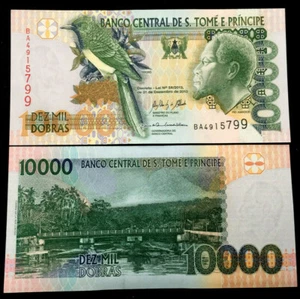 SAINT THOMAS - 10000 Dobras 2013 Banknote World Paper Money UNC Currency Bill   - Picture 1 of 2