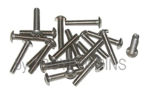 20-SS #10-24 X 1 BH KNOPFKOPF MASCHINENSCHRAUBE EDELSTAHL BEFESTIGUNGEN HARDWARE - Bild 1 von 1