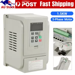 1.5KW 2HP 220V Single To 3 Phase Variable Frequency Drive Inverter VFD VSD AU - Picture 1 of 12