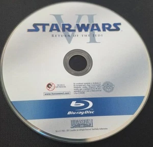 STAR WARS Episode VI Return of the Jedi 6 BLU-RAY REPLACEMENT DISC ONLY- NO CASE - Foto 1 di 1