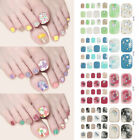 Foot Nail Stickers Toe Manicure Art Sparkling Nail Stickers Nail Decorations DIY