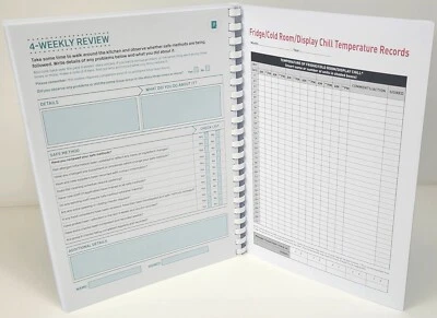 HARMONYDELTA PUBLISHING Safer Food Better Business Caterer 2025 24 Month Diary & Temp Records in 1 Book.