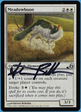 Meadowboon Morningtide NM White Uncommon Artist Signed CARD (s2032) ABUGames