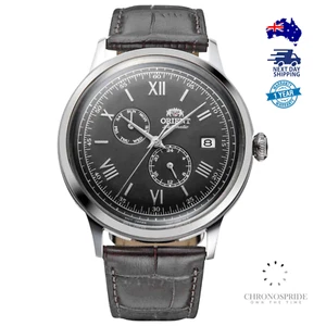 Orient Bambino Classic RA-AK0704N10B Automatic Grey Dial Mens Leather Watch - Bild 1 von 4