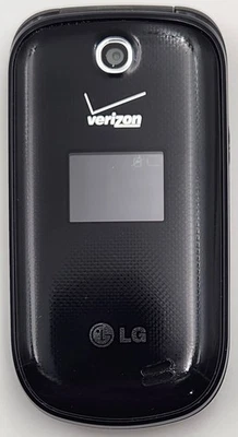 LG Envoy 3 Model UN-170 Black Verizon Flip Phone Tested & Works  - Image 1 of 4