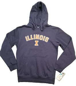 New ProEdge Hoodie Mens Sz Small NCAA University of Illinois Fighting Illini - Picture 1 of 13