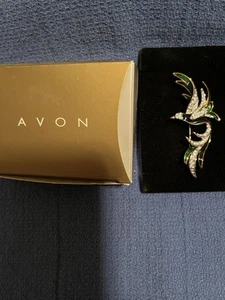 Avon Enchanted Bird Pin w/rhinestones - New in Box - FREE SHIP - GORGEOUS! - Picture 1 of 4
