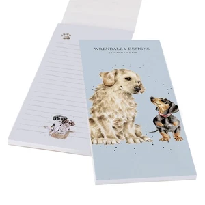 Wrendale Designs Dog Design First Dates Shopping List Pad Stationery Accessory - Picture 1 of 2