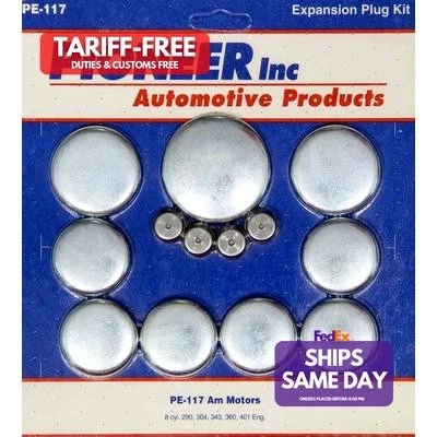 Pioneer PE-117, Kit Amc V8 Freeze Plug Kit High Performance & Racing Parts - Image 1 of 4