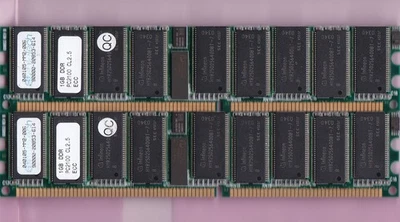 2GB 2x1GB PC2100R DDR-266 ECC REG SIMPLETECH 90000-20853-614 RAM MEMORY KIT DDR1 - Image 1 of 2