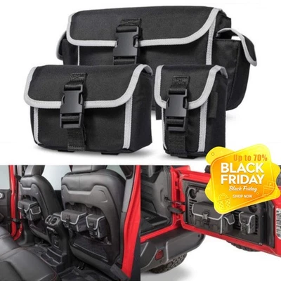 Car Backseat Storage Bag & Tailgate Organizer for Jeep Wrangler JL JK TJ F150 Foto 1 de 4
