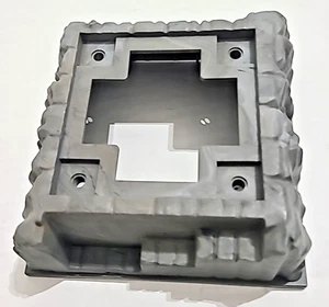 Lego Part 53588 Baseplate, Raised 16 x 16 No Studs with Cross Opening 4 Holes - Picture 1 of 3