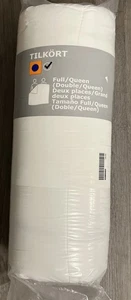 IKEA TILKORT Poly-Fill Full/Queen Size leichter gesteppter Betteinsatz weiß - Bild 1 von 3