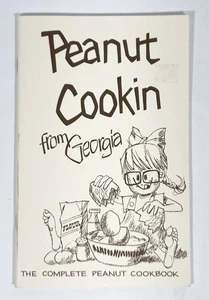 Vtg 1993 Peanut Cookin From Georgia Cookbook Recipes Promotions Booklet 64 Pages - Picture 1 of 19