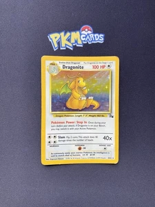 Pokemon TCG Dragonite Fossil 4/62 Holo Rare MP. - Picture 1 of 5