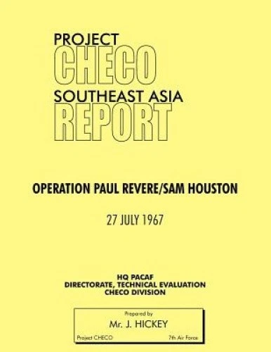 Project Checo Southeast Asia Study: Operation Paul Revere/Sam Houston - Imagen 1 de 1