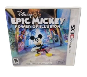 Epic Mickey: Power of Illusion (Nintendo 3DS, 2012) CIB - Imagen 1 de 3