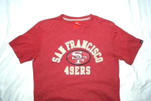 nike san francisco 49ers t-shirt men's M heather red short sleeve nfl football - Picture 1 of 10