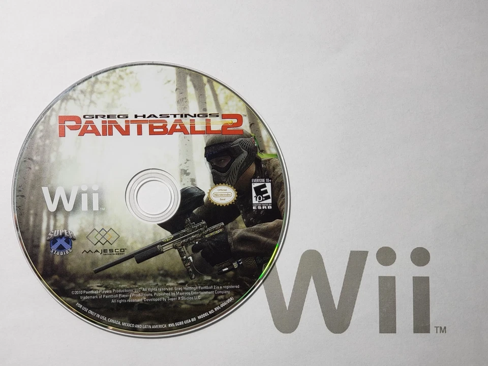 --DISC ONLY-- Greg Hastings: Paintball 2 (Wii) - Image 1 of 1