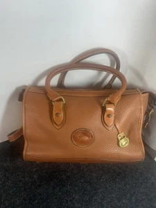 Vintage DOONEY & BOURKE Pebble Crossbody Vachetta Leder Umhängetasche Tasche USA - Bild 1 von 11