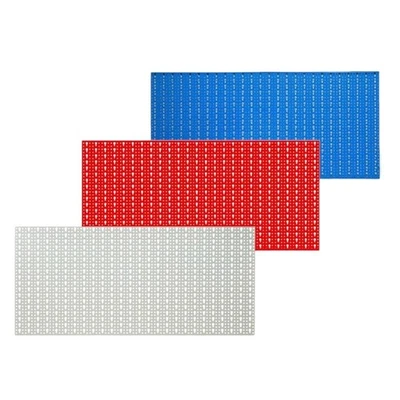 PANNELLO PORTAUTENSILI PORTA UTENSILI FORATO CM 100x50 CON KIT ACCESSORI GARAGE - Immagine 1 di 4