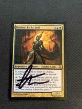 MTG Magic Dralnu, Lich Lord Signed Artist Proof x1 Time Spiral Greg Staples