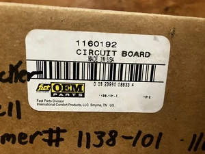 ICP 1160192 furnace control Board. Oem Part. New In Box. Same Day Shipping - Picture 1 of 5
