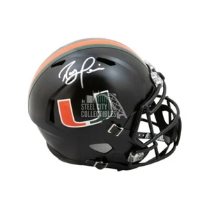 Ray Lewis Autographed Miami Hurricanes Miami Night Full-Size Football Helmet BAS - Picture 1 of 1