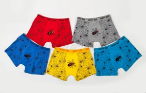 1pc Size 3 5 7 9 11 years Comfort Cotton Boys Boxers Briefs Cute Kids Underwear - Picture 1 of 46