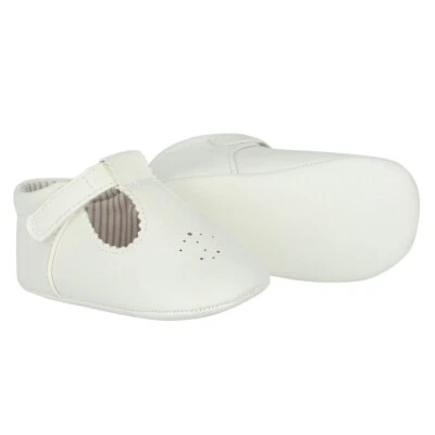 MAYORAL Ivory/Cream Pre Walker Baby Boy Shoes Infant Size UK2 EU18 — 第 1/4 张图片